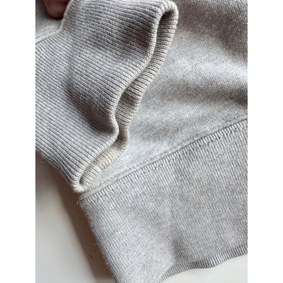 STUSSY Heather Grey Cotton Terry "Black Sheep" Relaxed Sweatshirt, Size M - Picture 9 of 15